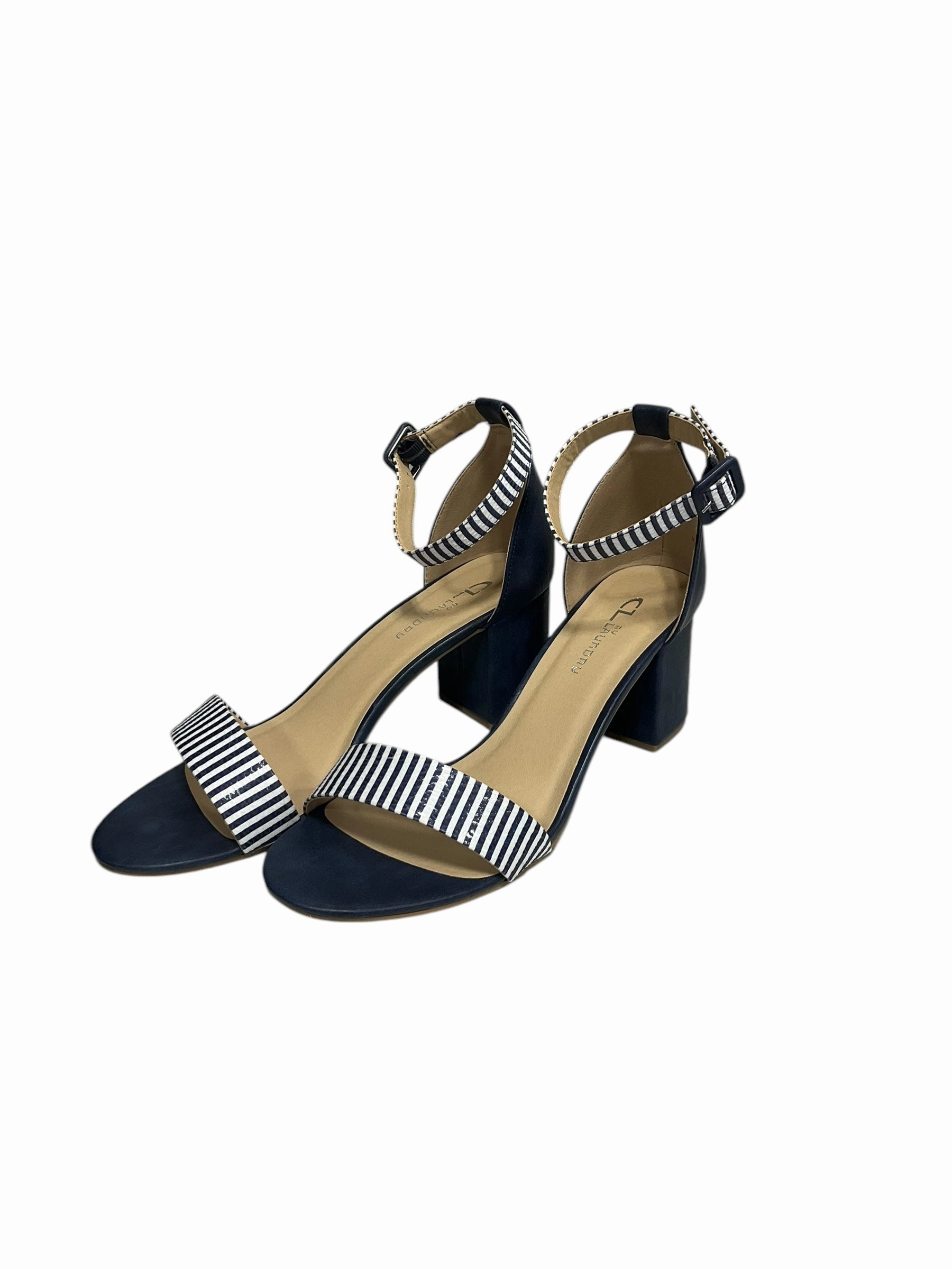 Shoes Heels Platform By Cl By Chinese Laundry In Blue, Size: 11