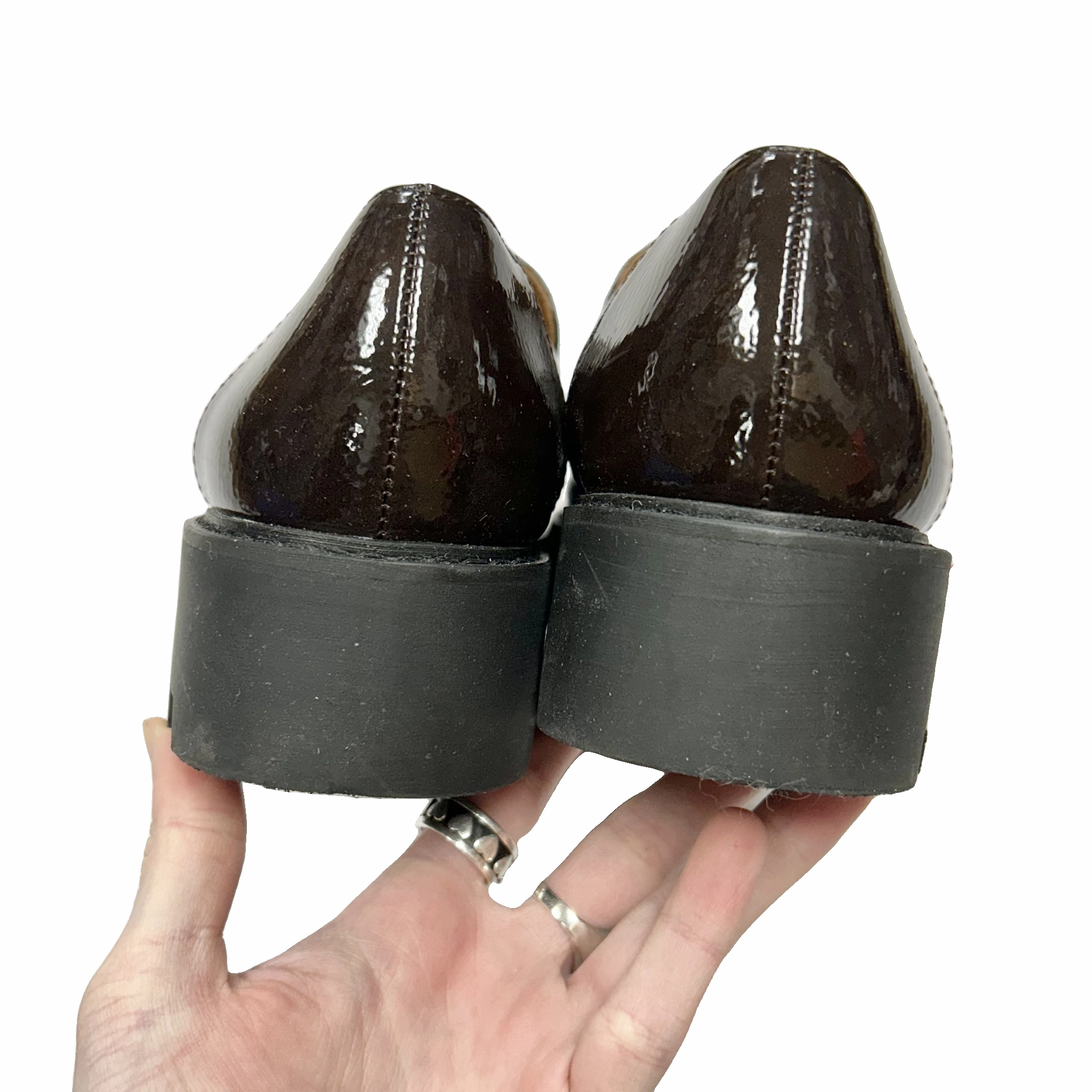 Shoes Heels Platform By Franco Sarto In Brown, Size: 8.5