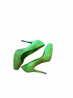 Shoes Heels Platform By Lauren By Ralph Lauren In Green, Size: 9