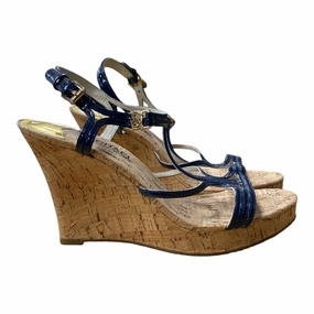 SHOES HEELS PLATFORM by MICHAEL BY MICHAEL KORS In BLUE, Size: 7