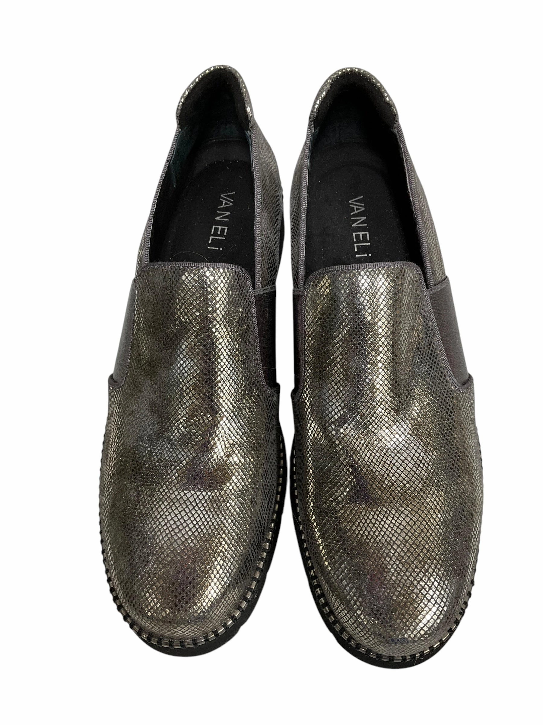 Shoes Heels Platform By Vaneli In Silver, Size: 8