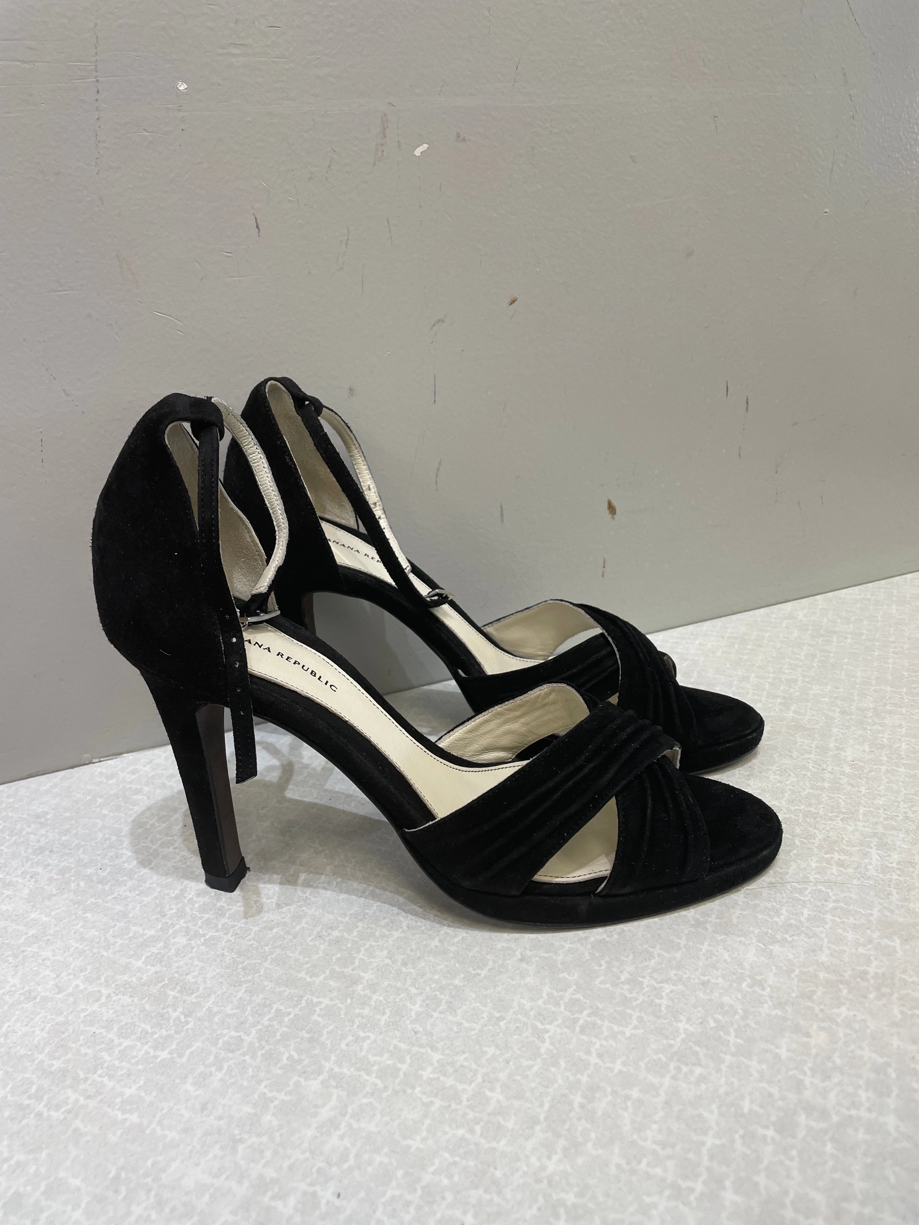 Shoes Heels Stiletto By Banana Republic In Black, Size: 8.5