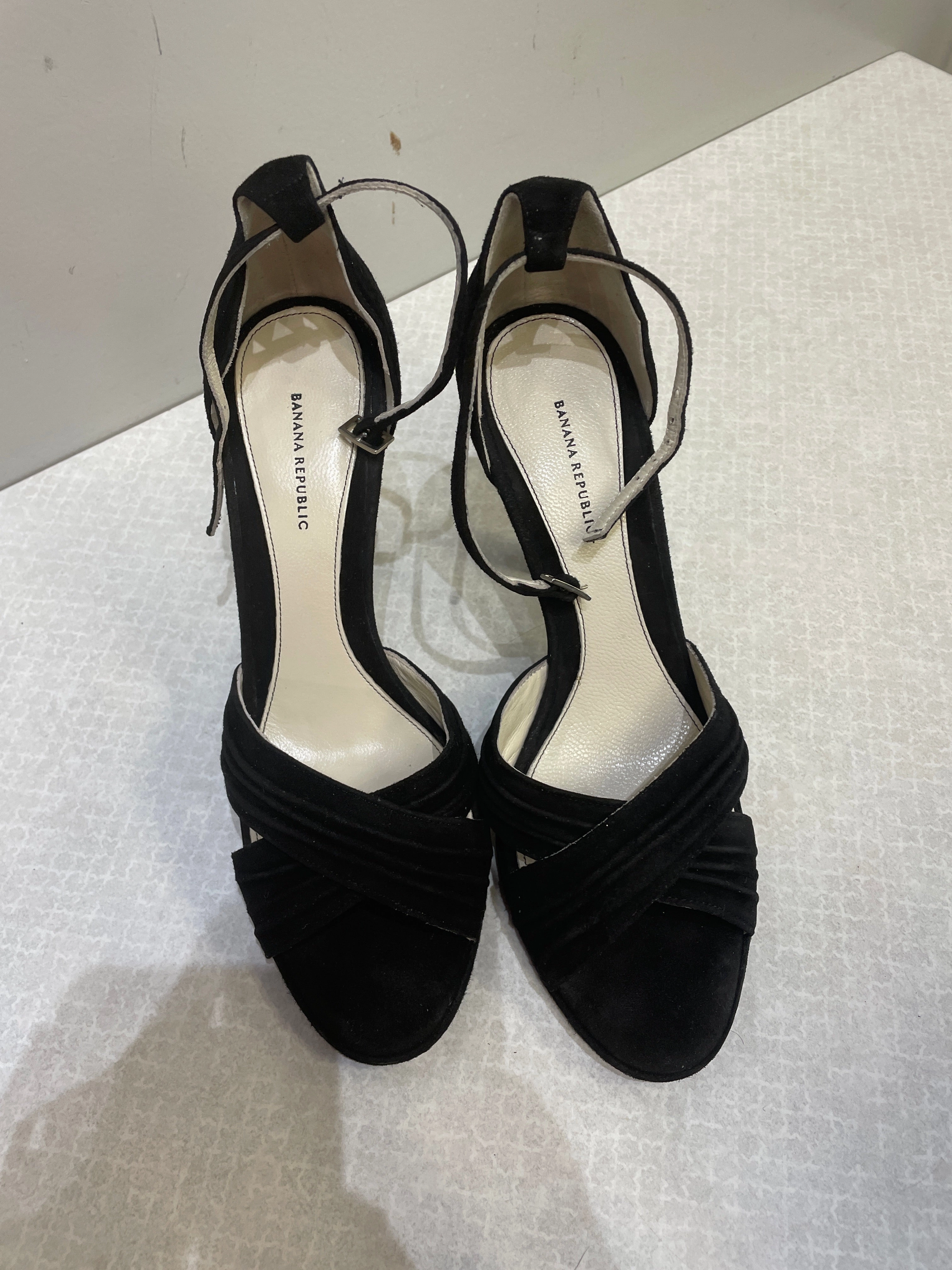 Shoes Heels Stiletto By Banana Republic In Black, Size: 8.5