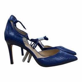 Shoes Heels Stiletto By Banana Republic In Blue, Size:7