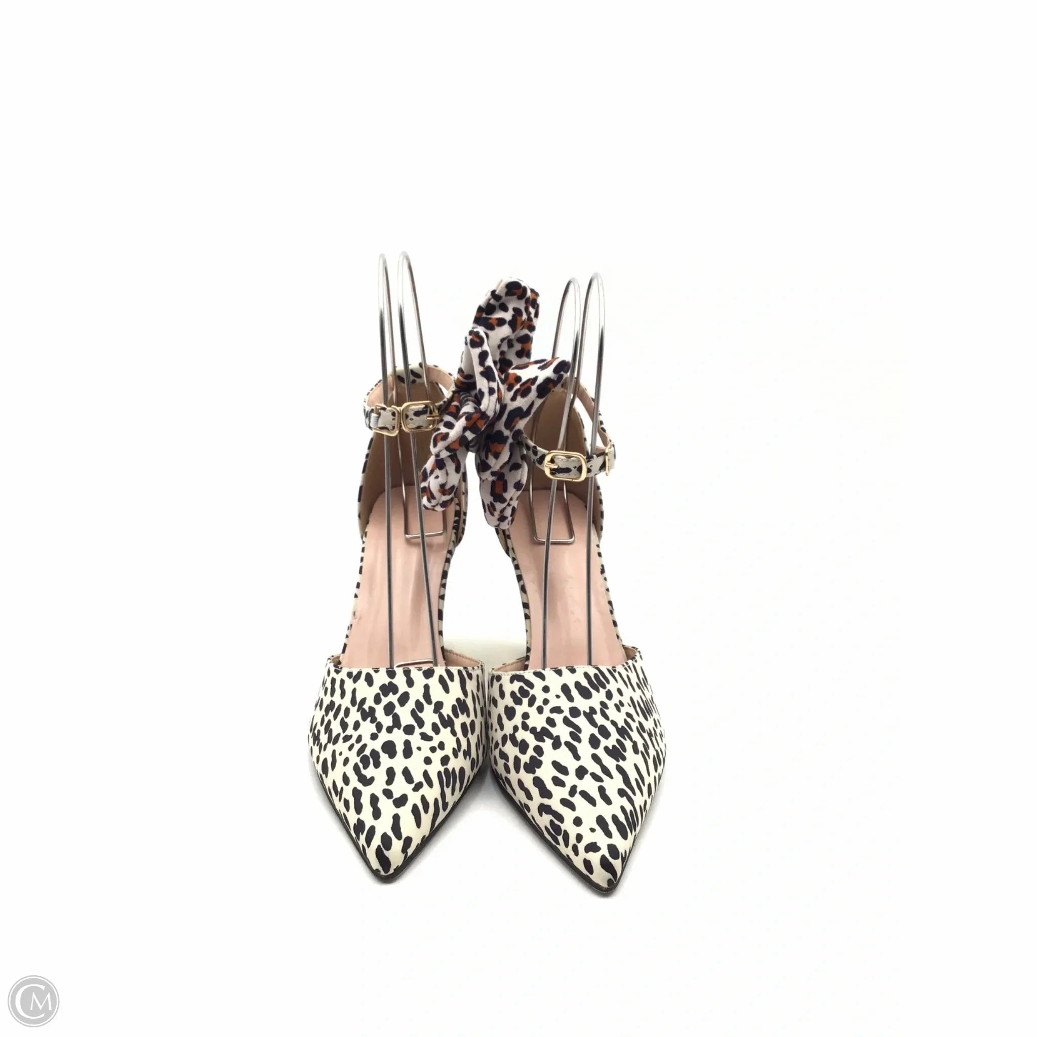 Shoes Heels Stiletto By Clothes Mentor In Black & Cream, Size: 9