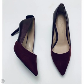 Shoes Heels Stiletto By Clothes Mentor In Maroon, Size: 7