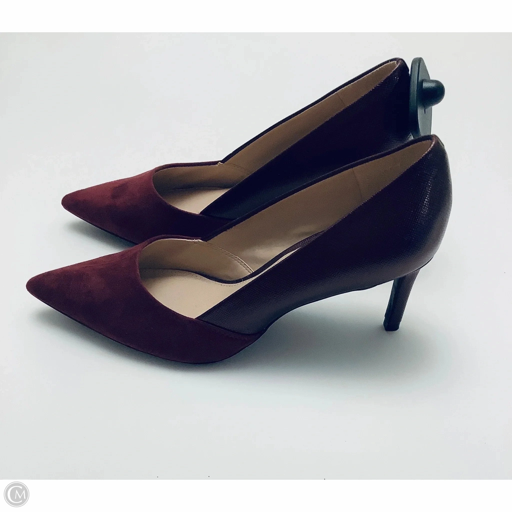 Shoes Heels Stiletto By Clothes Mentor In Maroon, Size: 7