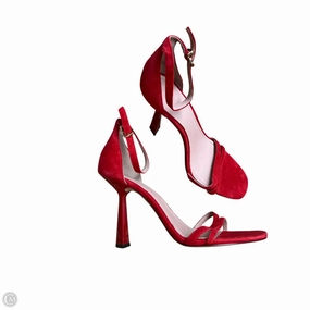 Shoes Heels Stiletto By Clothes Mentor In Red, Size: 6.5