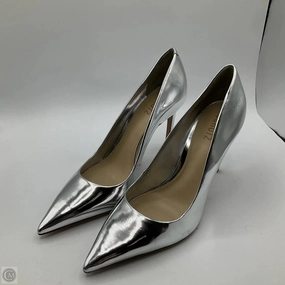 Shoes Heels Stiletto By Cmb In Silver, Size: 10