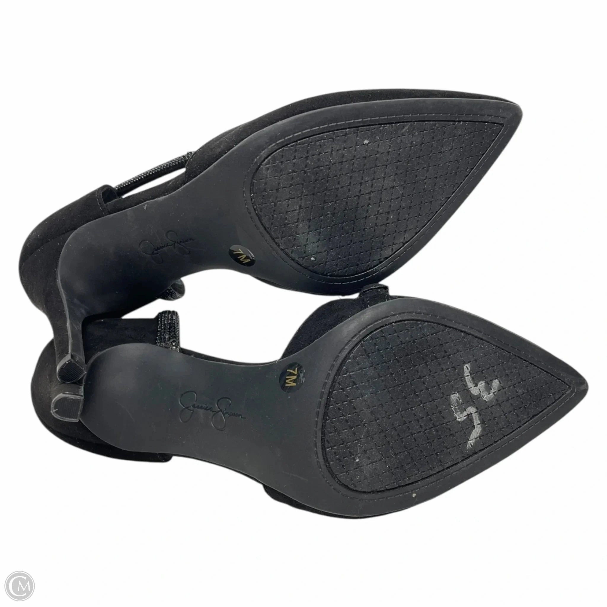 Shoes Heels Stiletto By Jessica Simpson In Black, Size: 7
