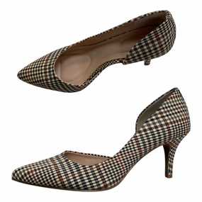 Shoes Heels Stiletto By Kelly And Katie In Plaid Pattern, Size:10