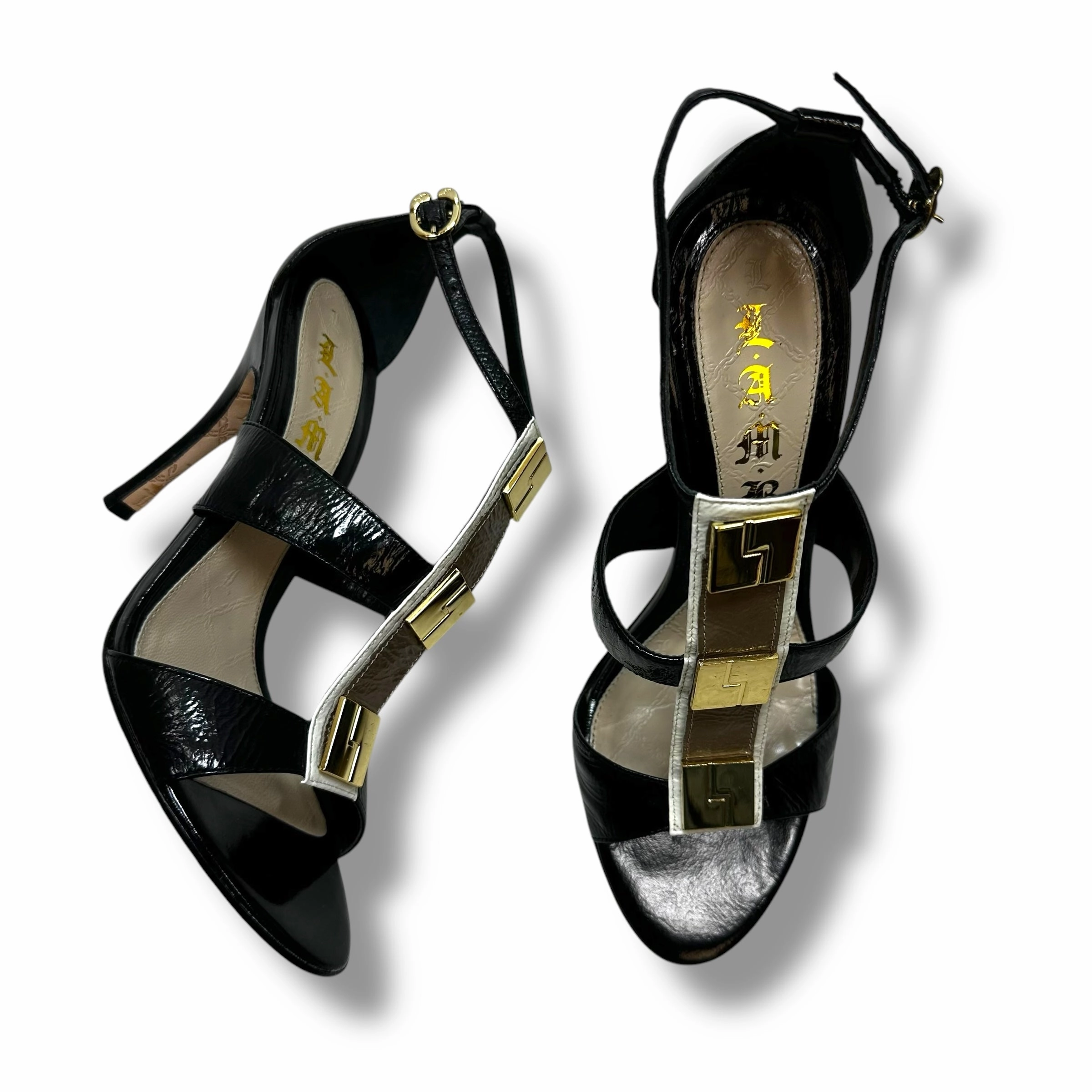 Shoes Heels Stiletto By Lamb In Black, Size: 7.5