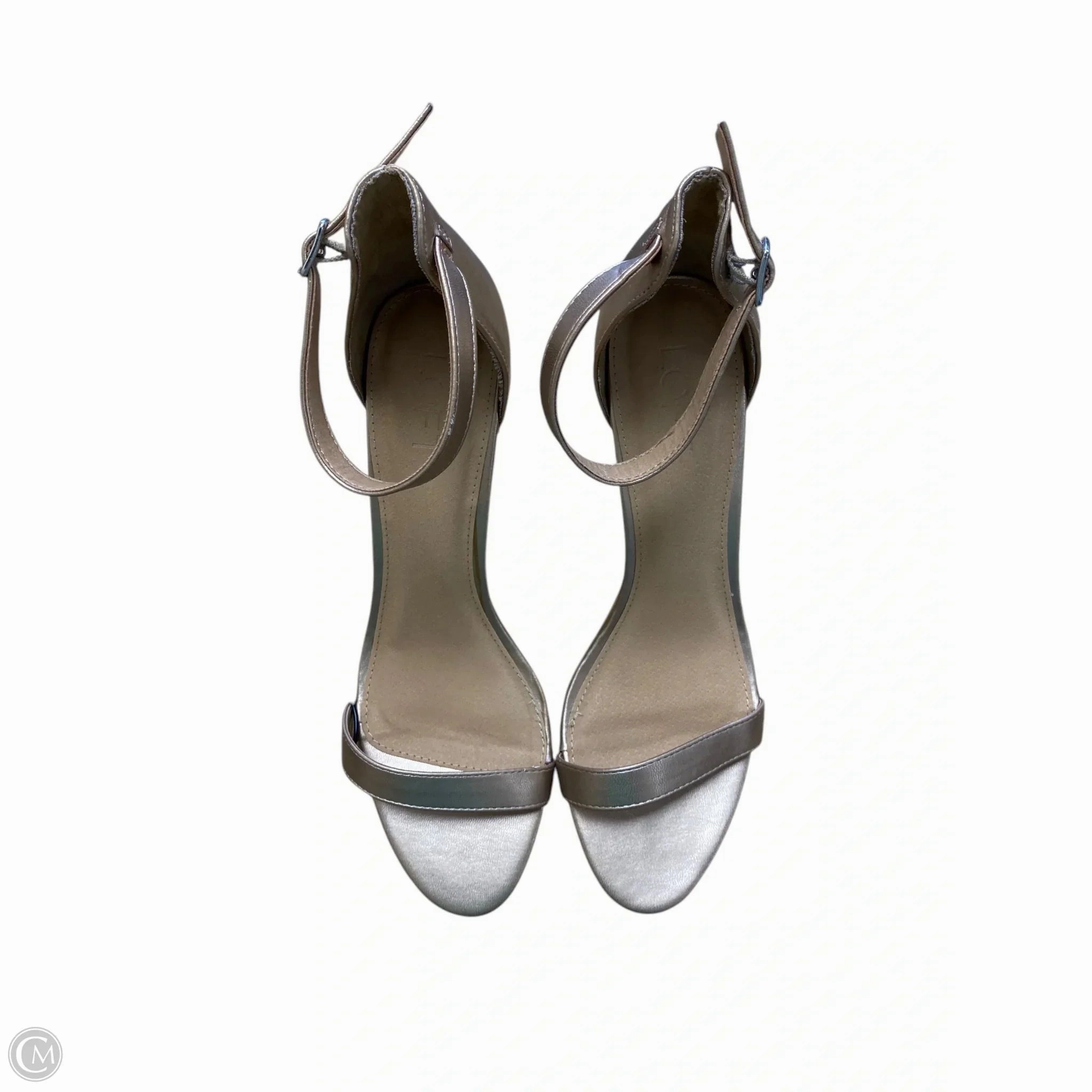 Shoes Heels Stiletto By Loft In Gold, Size: 8.5