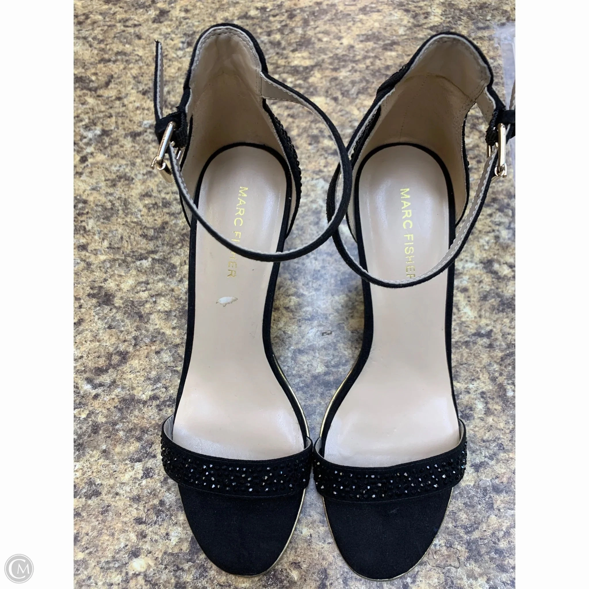 Shoes Heels Stiletto By Marc Fisher In Black, Size: 8.5