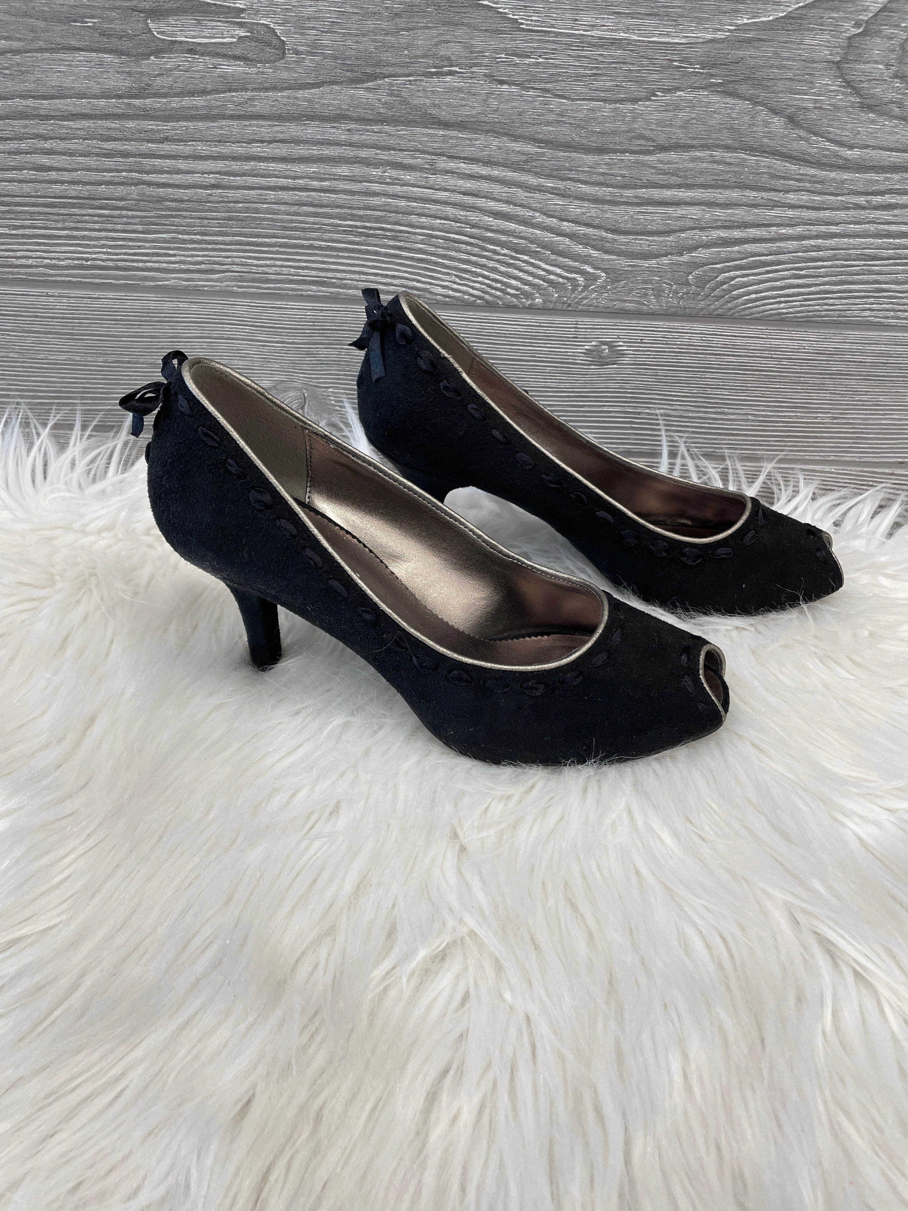 Shoes Heels Stiletto By Predictions In Black, Size: 7