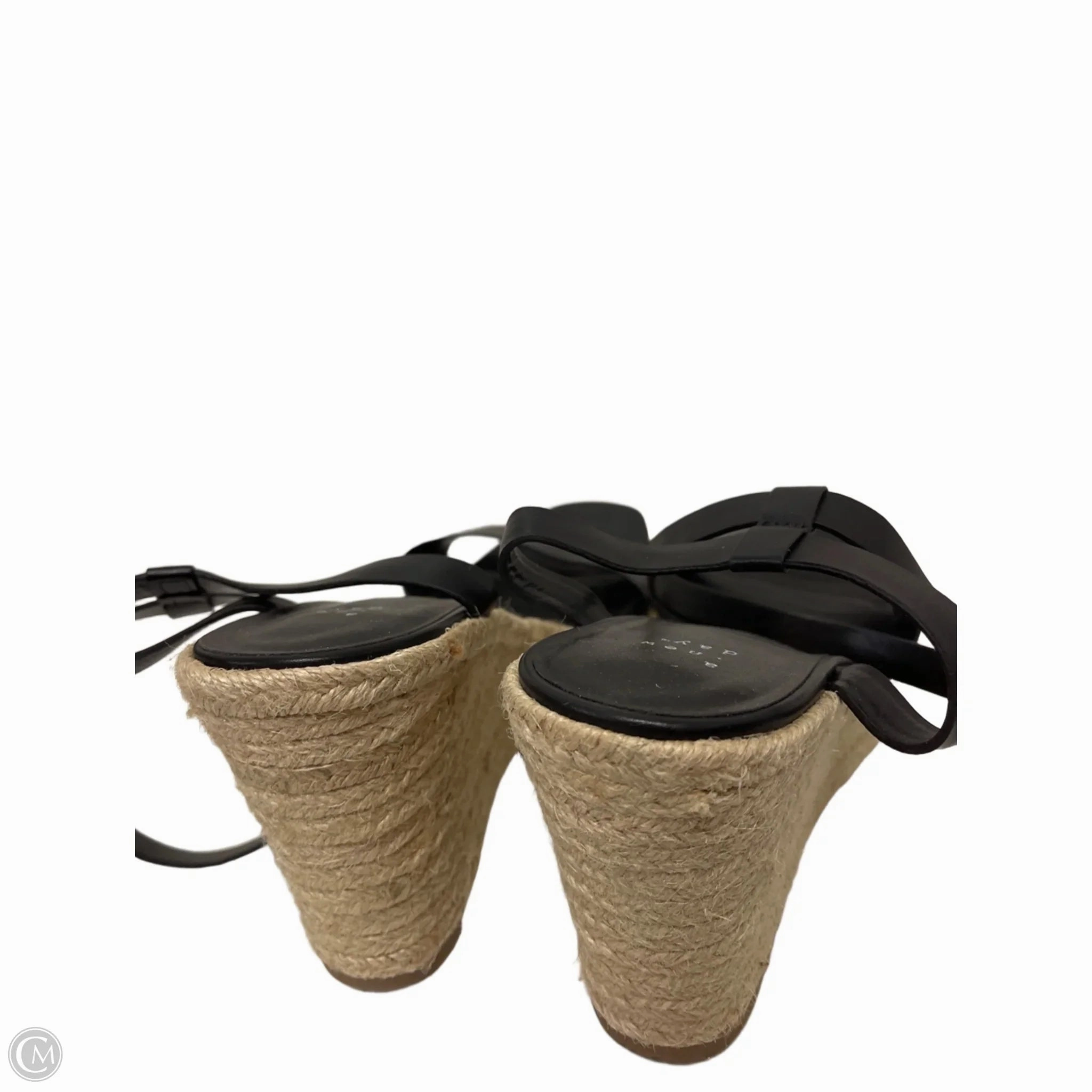 Shoes Heels Wedge By A New Day In Black, Size: 10
