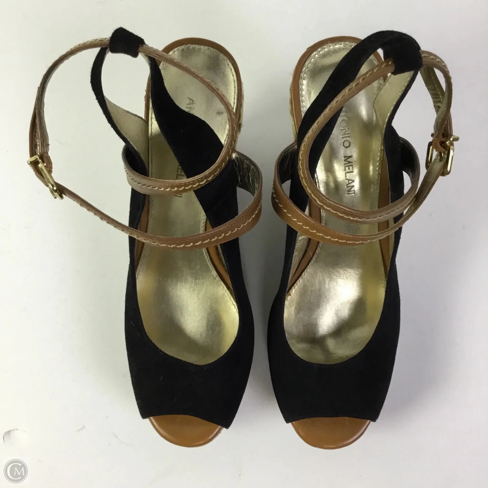 Shoes Heels Wedge By Antonio Melani In Black, Size: 10