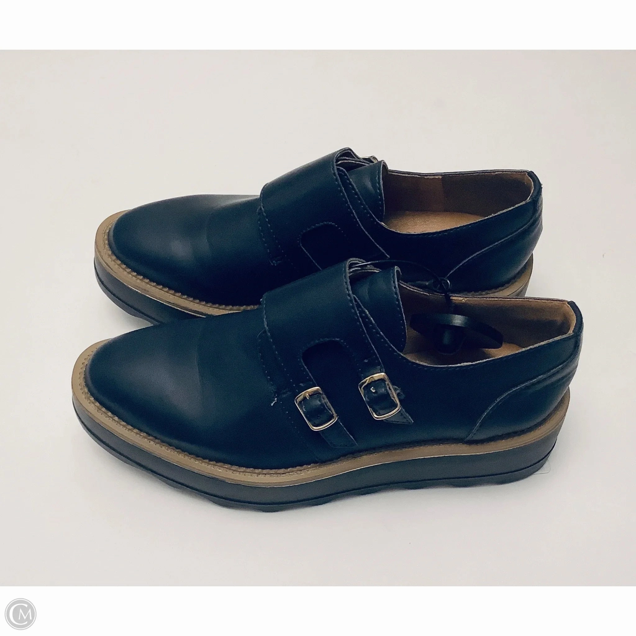 Shoes Heels Wedge By Cme In Blue, Size: 9