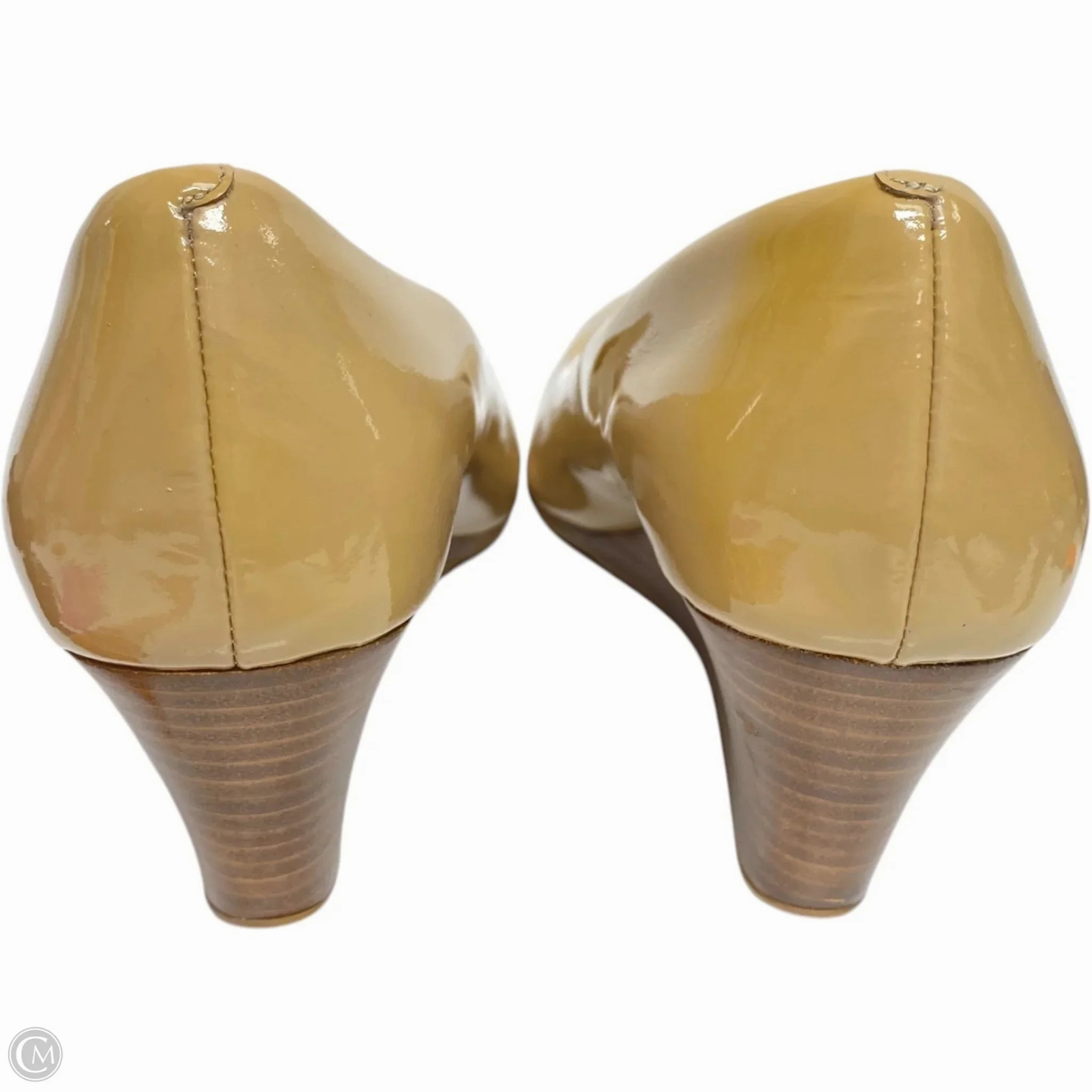Shoes Heels Wedge By Cole-haan In Tan, Size: 11