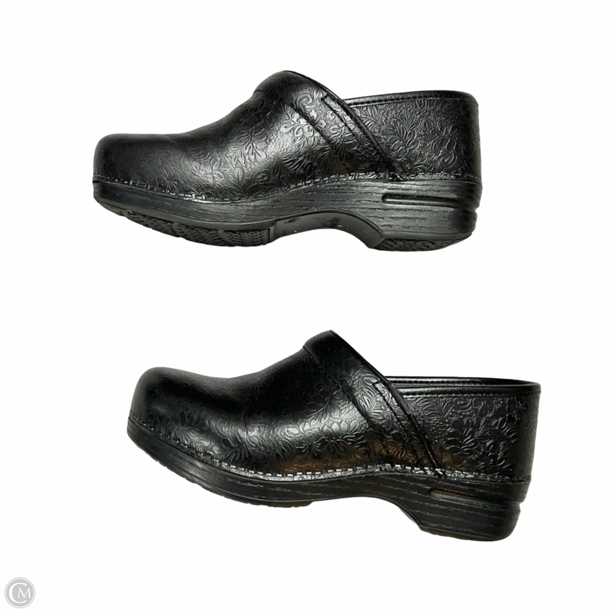 Shoes Heels Wedge By Dansko In Black, Size: 8.5
