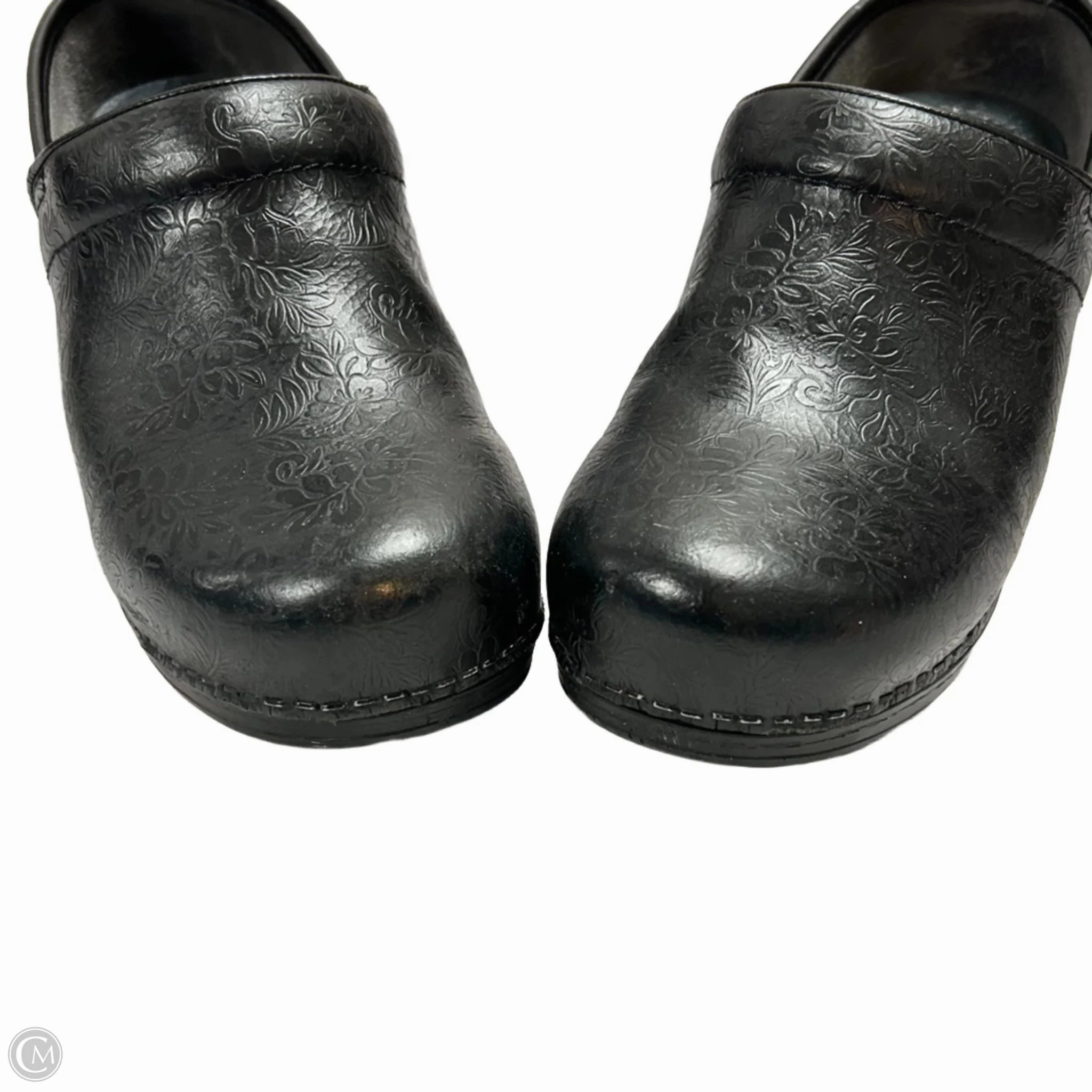 Shoes Heels Wedge By Dansko In Black, Size: 8.5