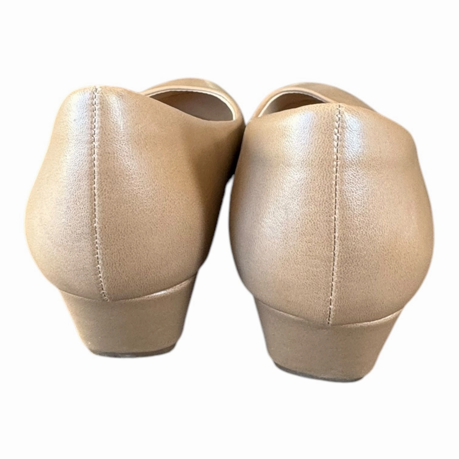 Shoes Heels Wedge By DREAM PAIRS In Tan, Size:8.5