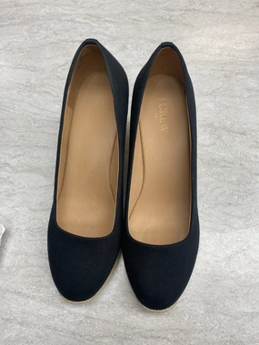 Shoes Heels Wedge By J. Crew In Black & Tan, Size: 8