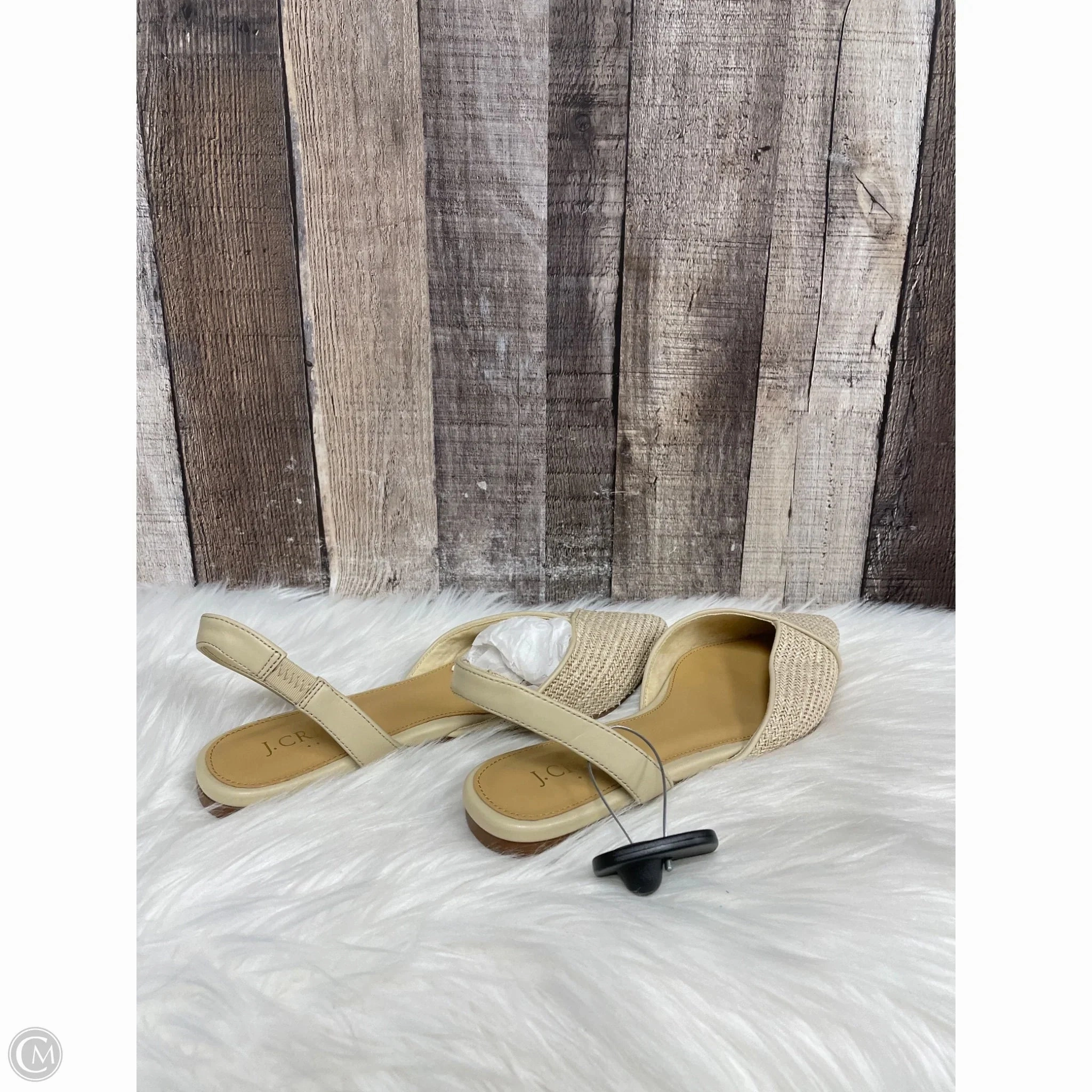 Shoes Heels Wedge By J. Crew In Tan, Size: 7
