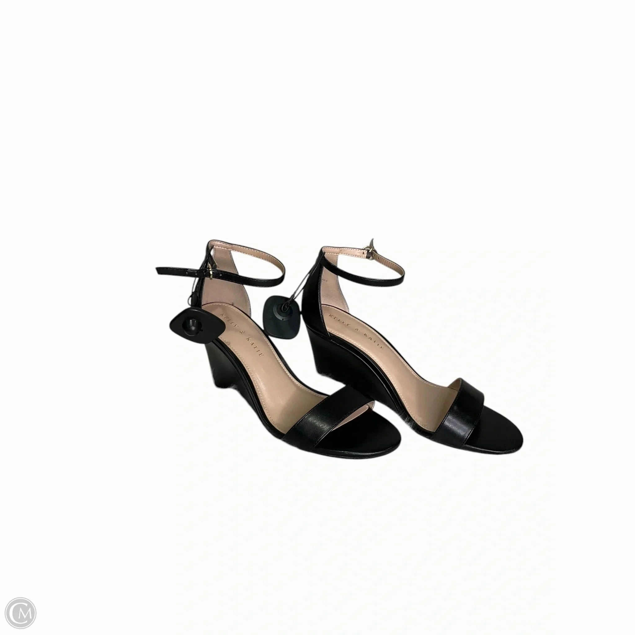 Shoes Heels Wedge By Kelly And Katie In Black, Size: 9