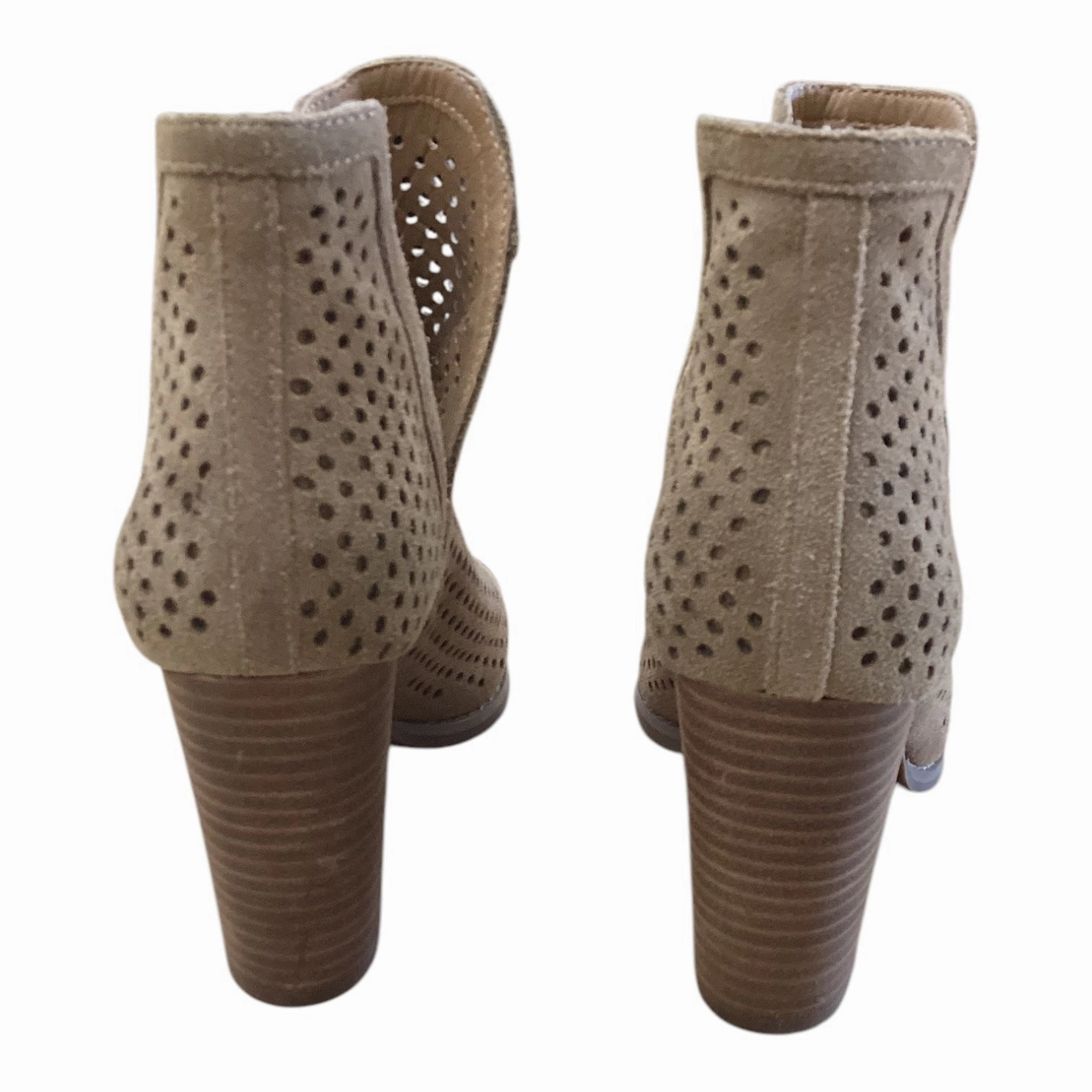 Shoes Heels Wedge By Lucky Brand In Tan, Size: 6