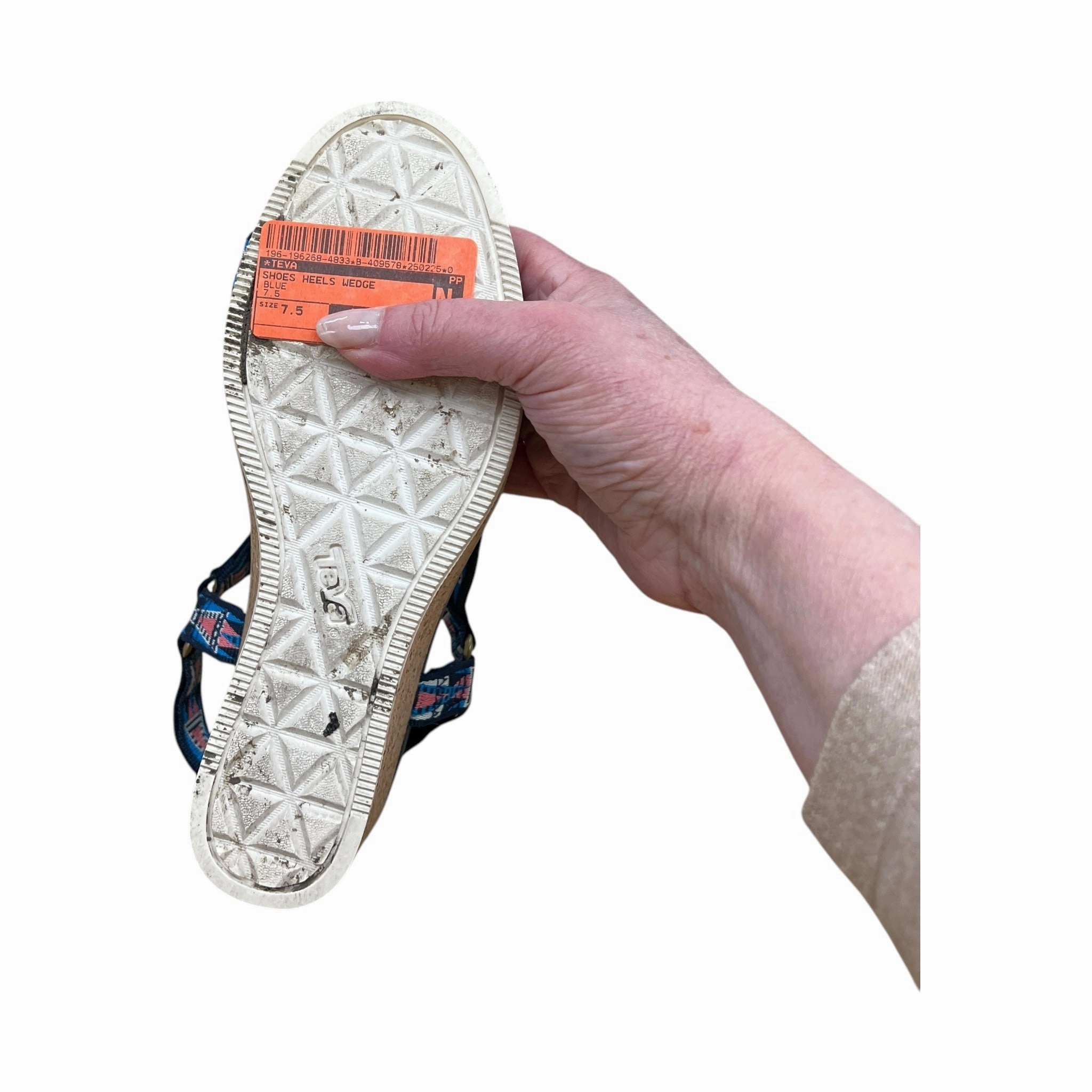 SHOES HEELS WEDGE by TEVA In BLUE, Size: 7.5