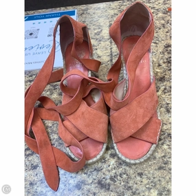 Shoes Heels Wedge By Vince Camuto In Orange, Size: 8.5