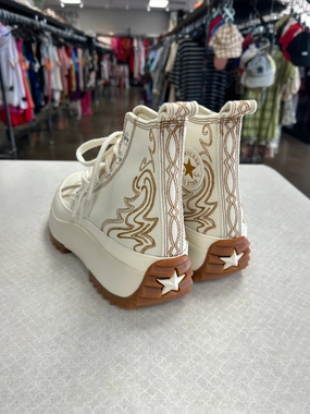 Shoes Sneakers Platform By Converse In Cream, Size:5.5