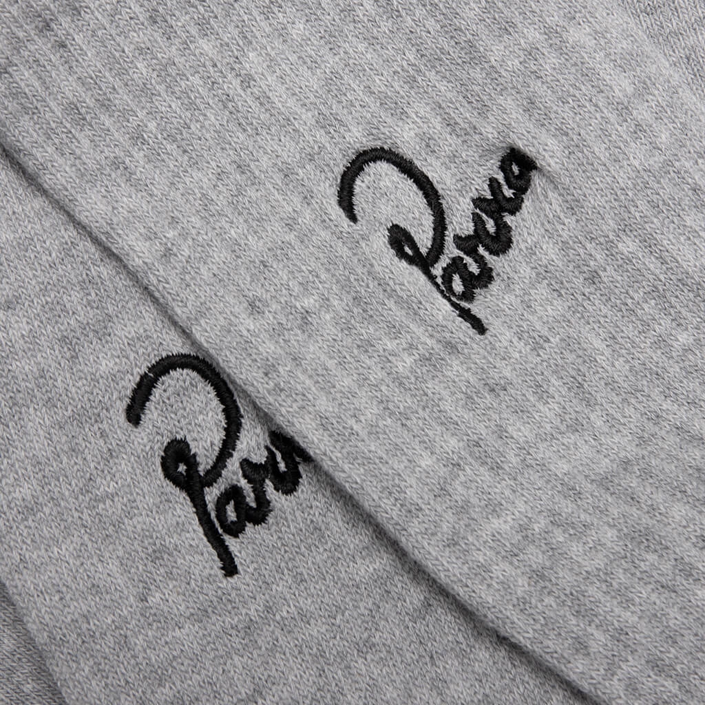 Signature Crew Socks - Grey