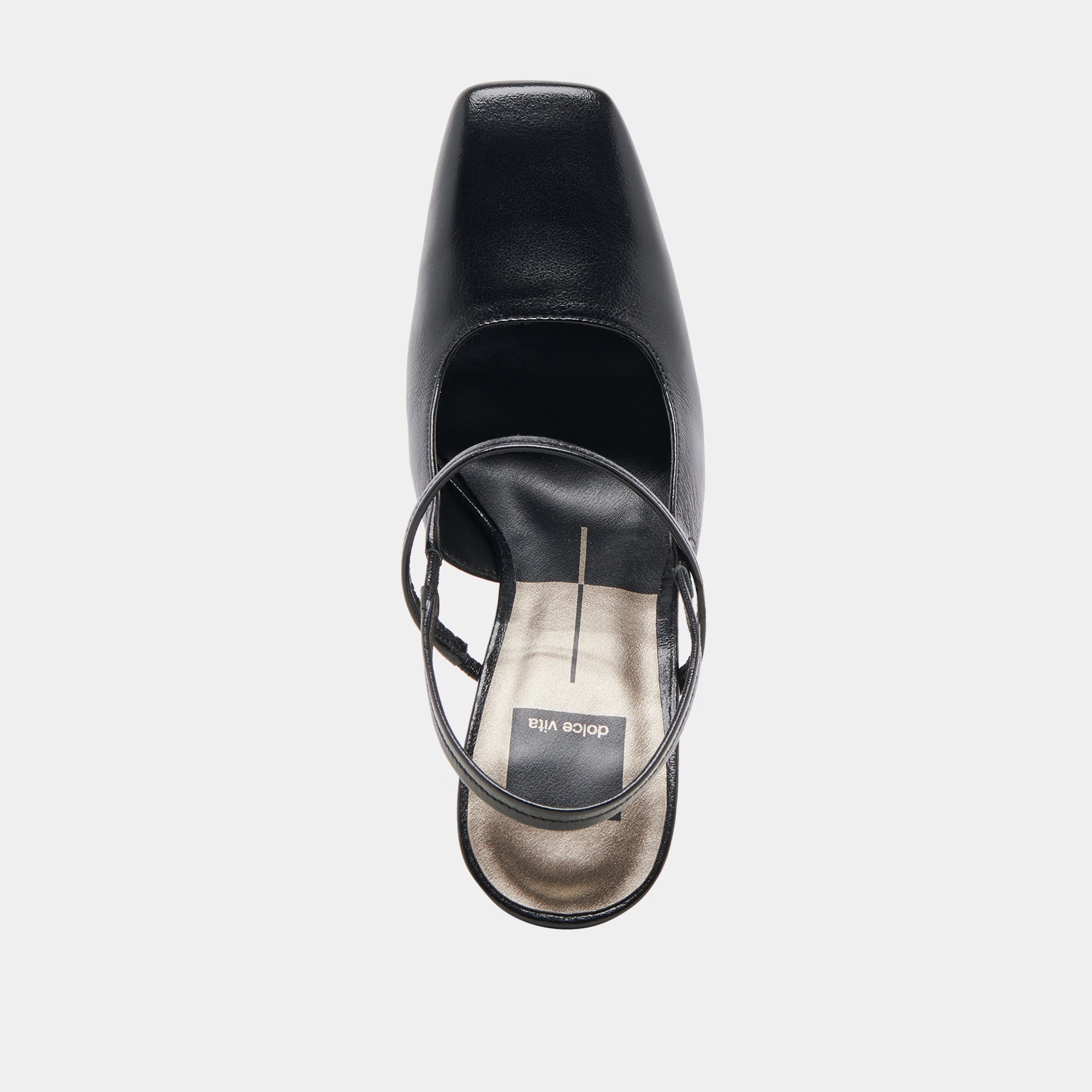 SOYER HEELS MIDNIGHT CRINKLE PATENT - re:vita