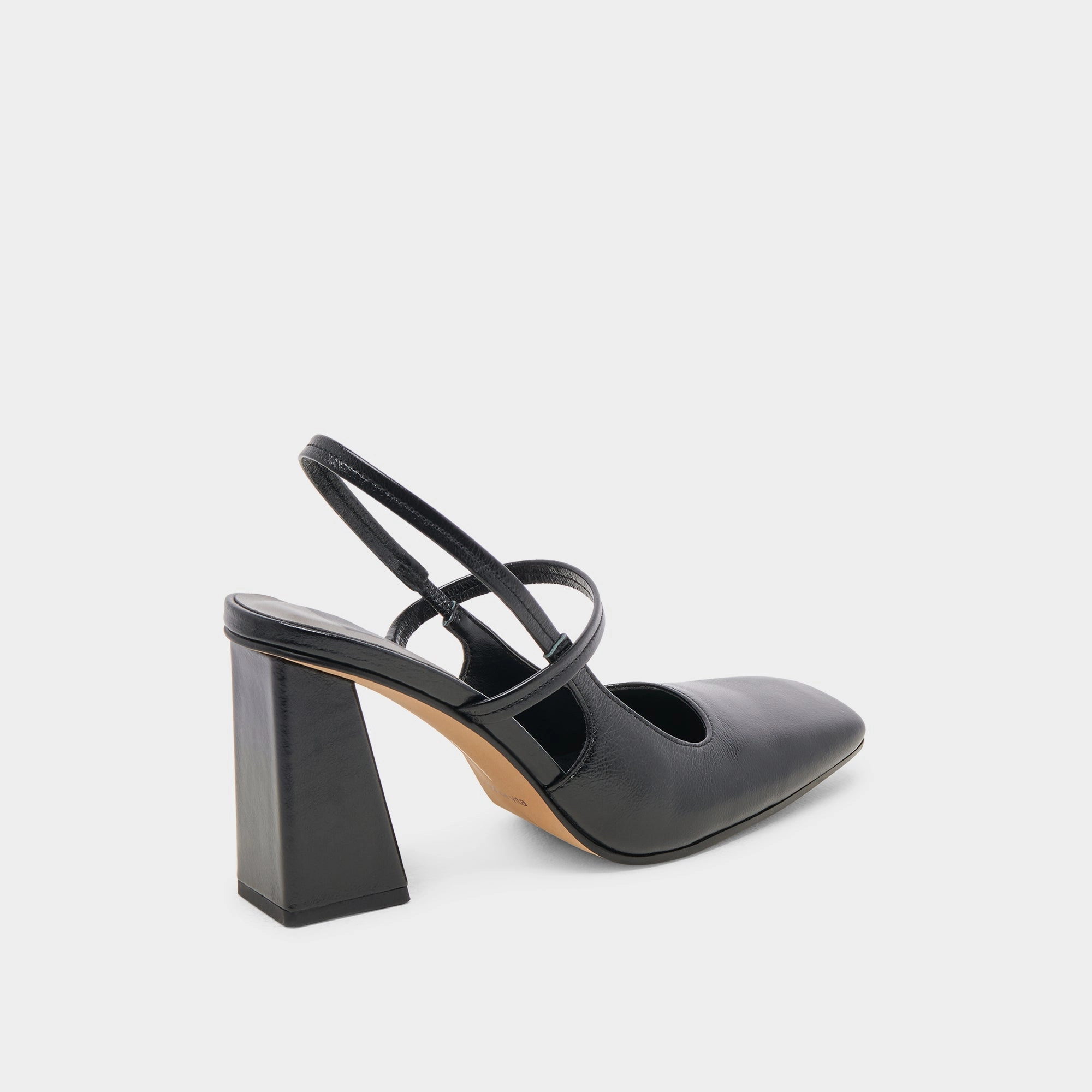 SOYER HEELS MIDNIGHT CRINKLE PATENT - re:vita
