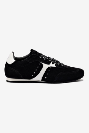 Stella Sneaker In Black Suede