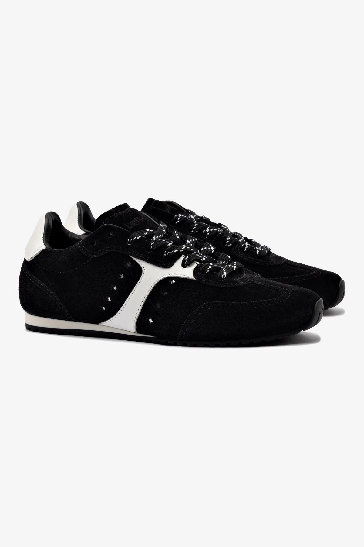 Stella Sneaker In Black Suede