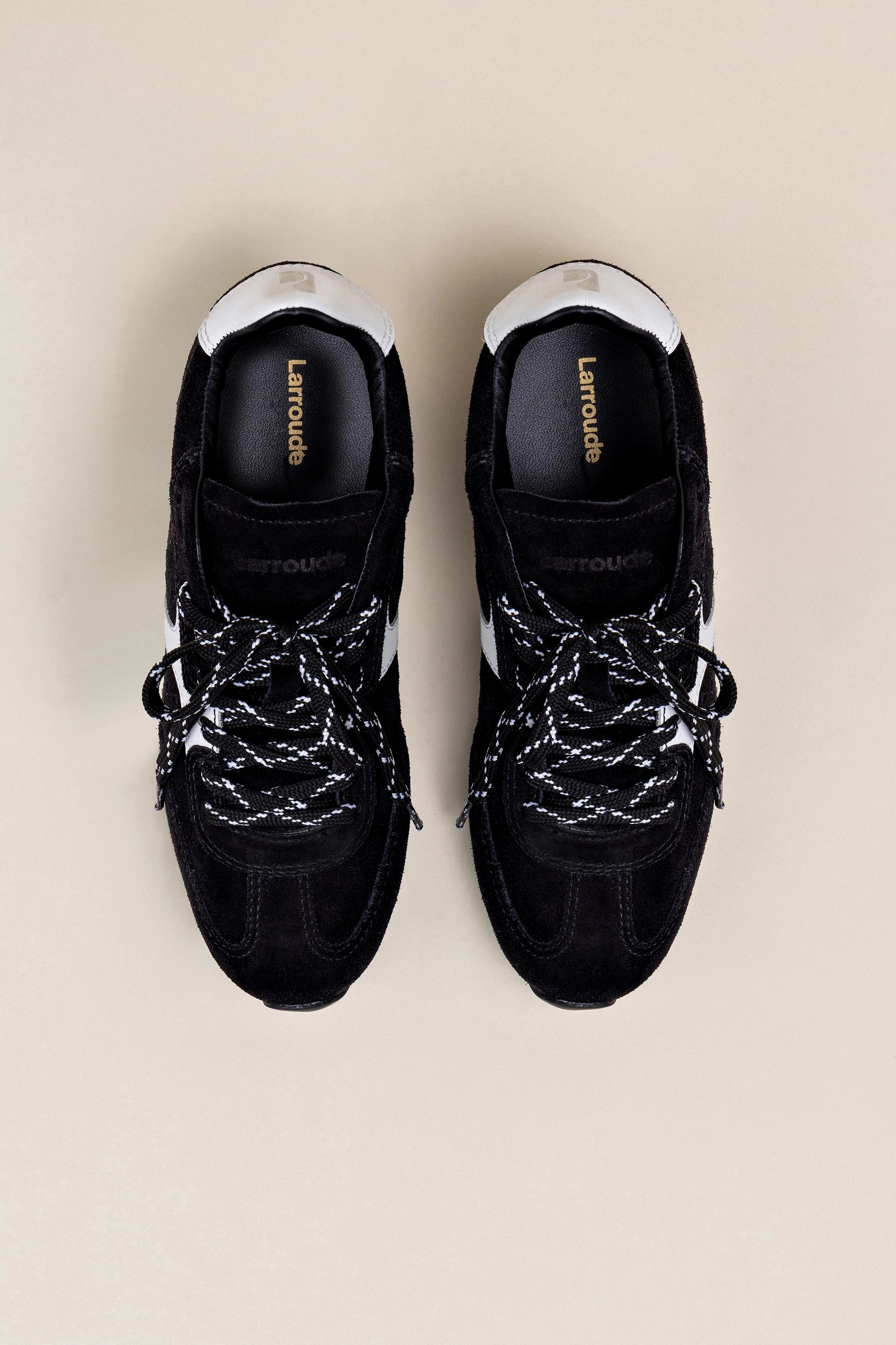 Stella Sneaker In Black Suede