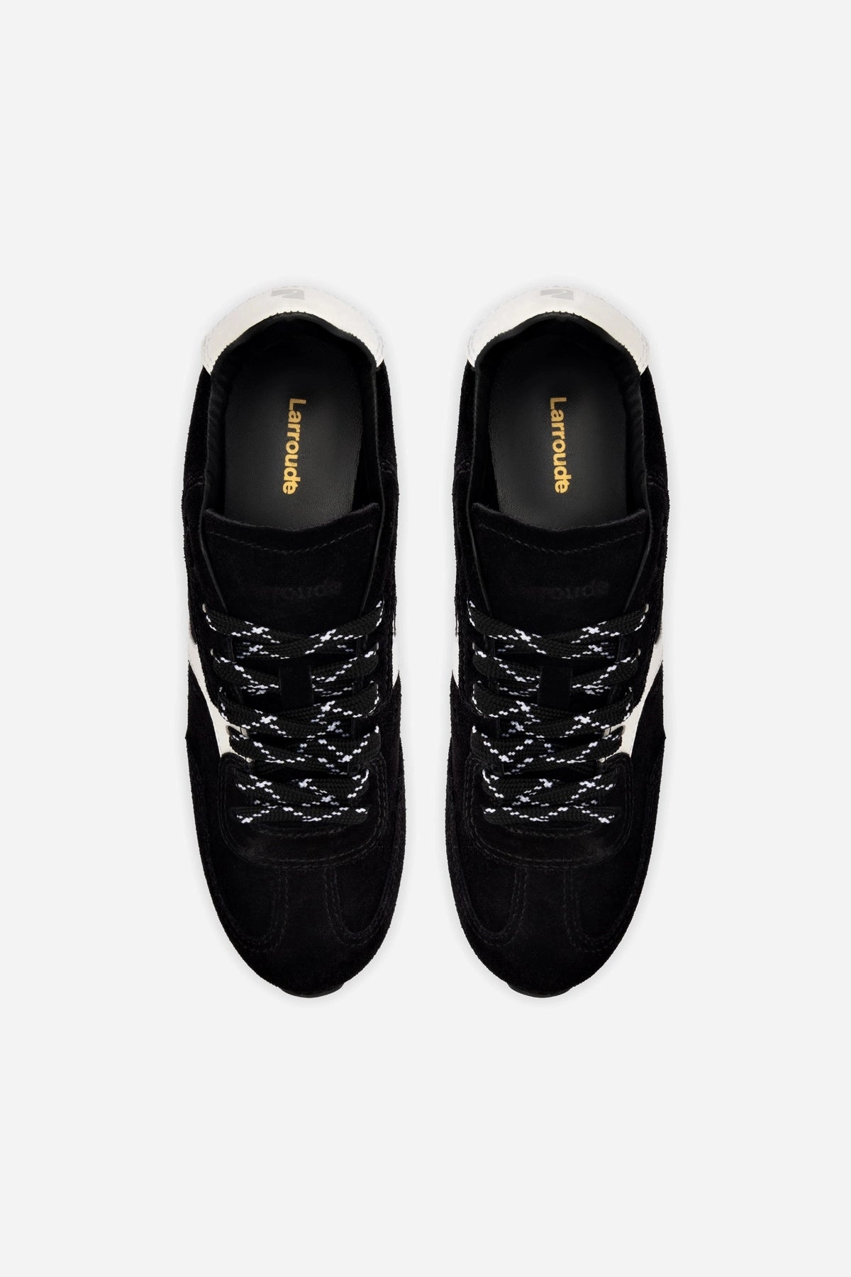 Stella Sneaker In Black Suede