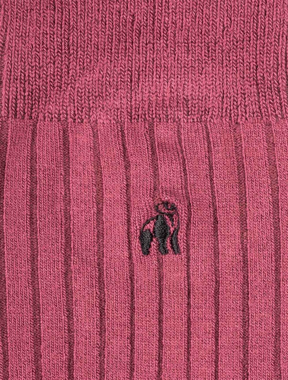SWOLE PANDA Deep Burgundy Socks