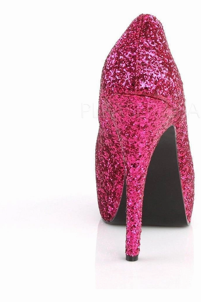 TEEZE-06GW Pump  | Fuchsia Glitter
