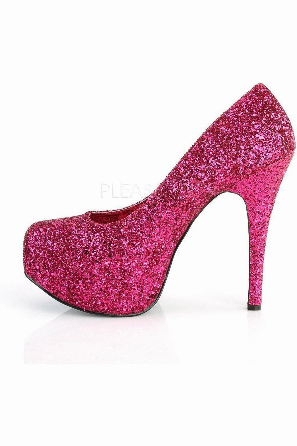 TEEZE-06GW Pump  | Fuchsia Glitter