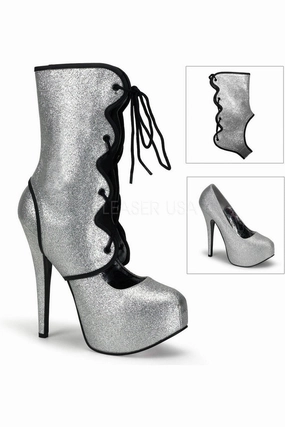 TEEZE-31G Pump  | Silver Glitter
