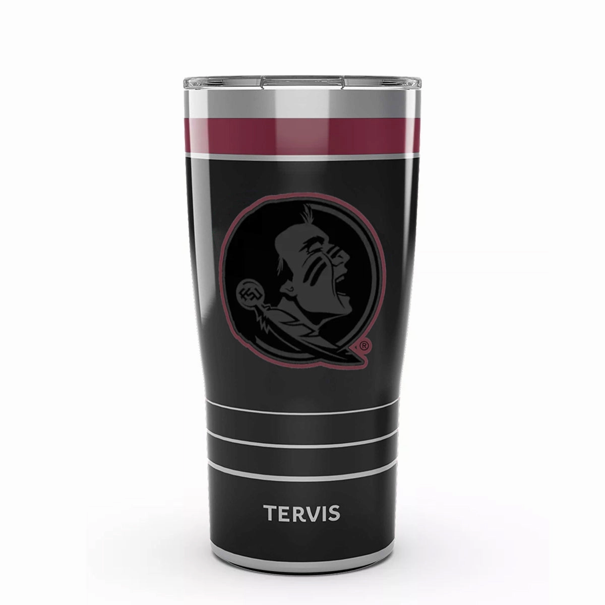 Tervis Tonal Seminole Logo 20oz Insulated Stainless Steel Tumbler - Black