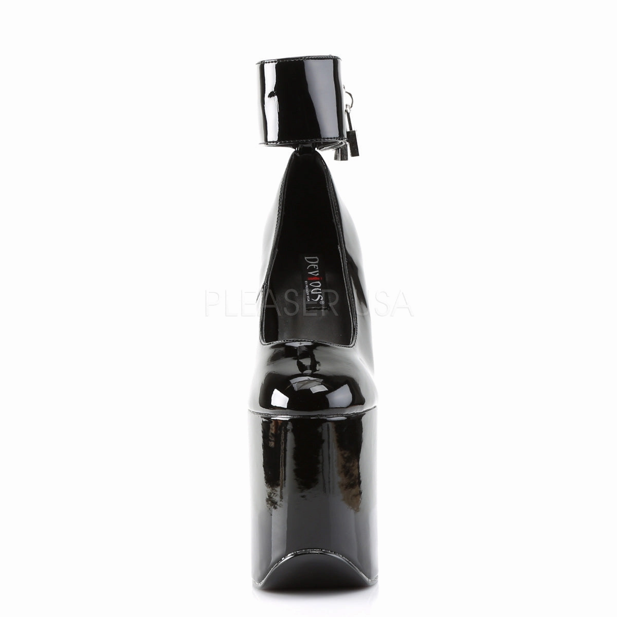 TRAMP-742  Black Patent/Black