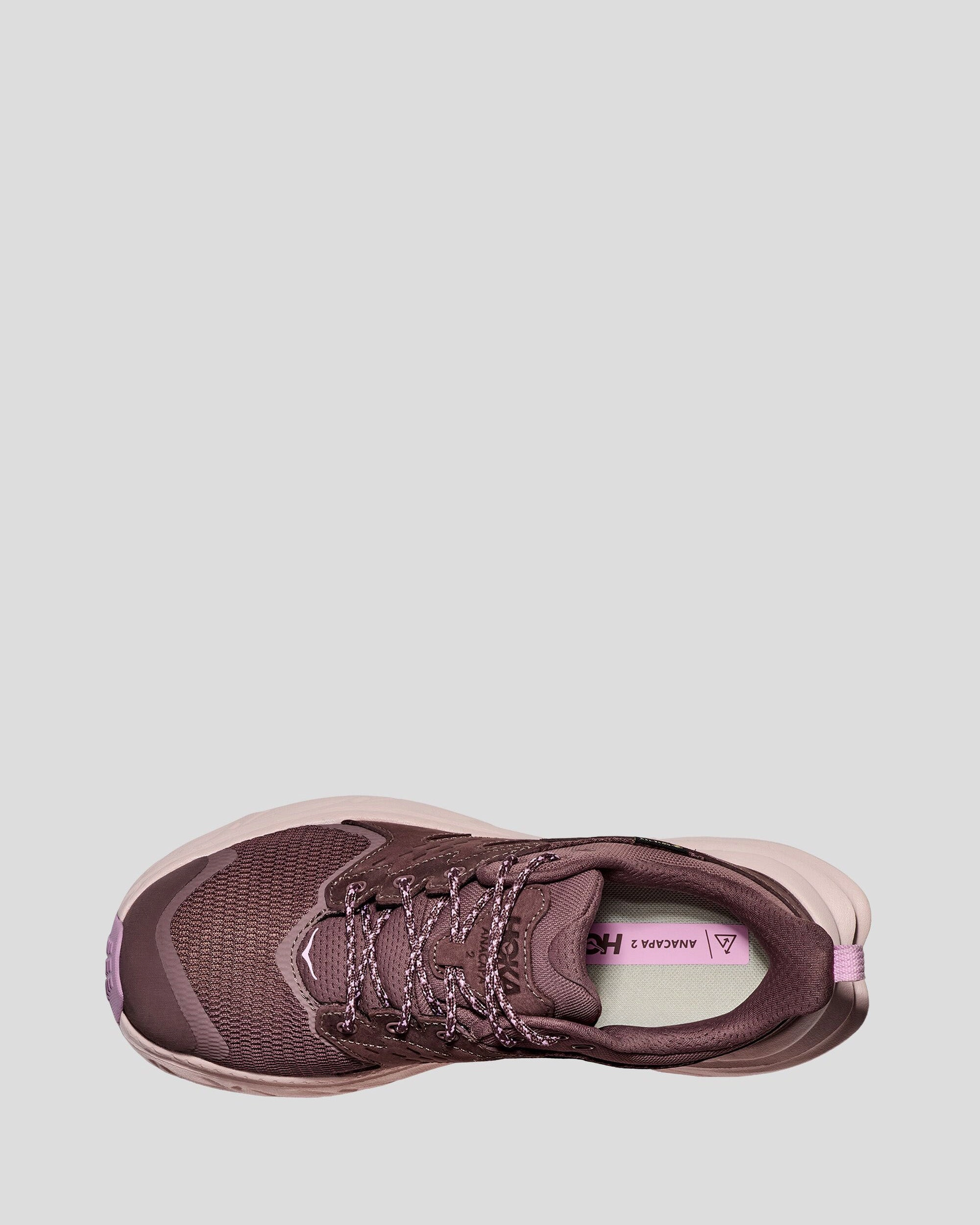 Women's Hoka Anacapa 2 Low GTX Hiking Shoes - Smoky Quartz/Cosmic Pearl