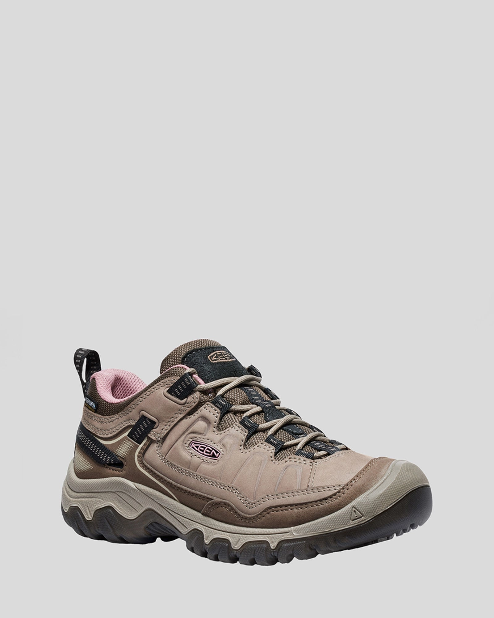 Women's Keen Targhee IV Waterproof Hiking Boot - Brindle/Nostalgia Rose