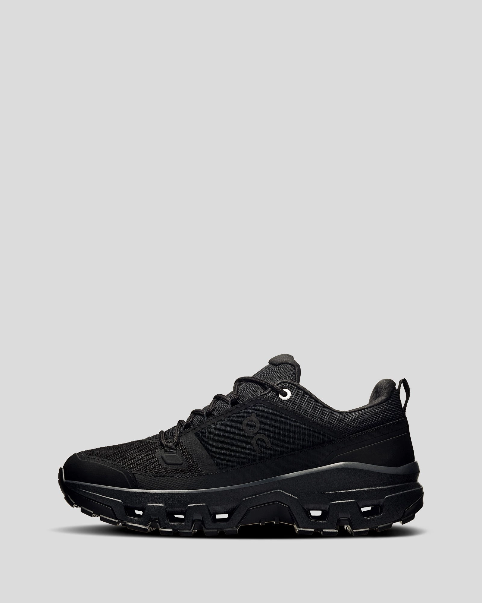 Women's On Running Cloudrock Low Hiking Shoes - Black/Black