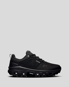 Women's On Running Cloudrock Low Hiking Shoes - Black/Black